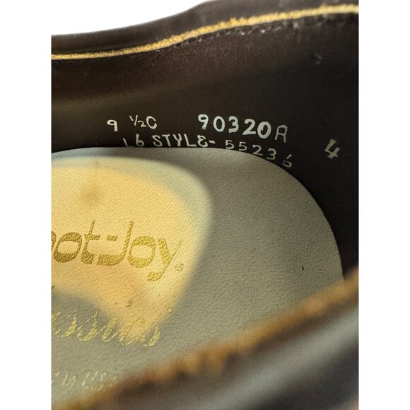 FootJoy Classics Professional Spikeless Golf Shoes Mens 9.5C 55236 Leather - Picture 7 of 11